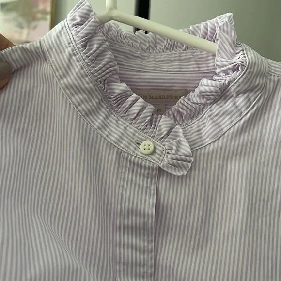 Ann Mashburn Gracen Top Lilac - EUC - Picture 4 of 6